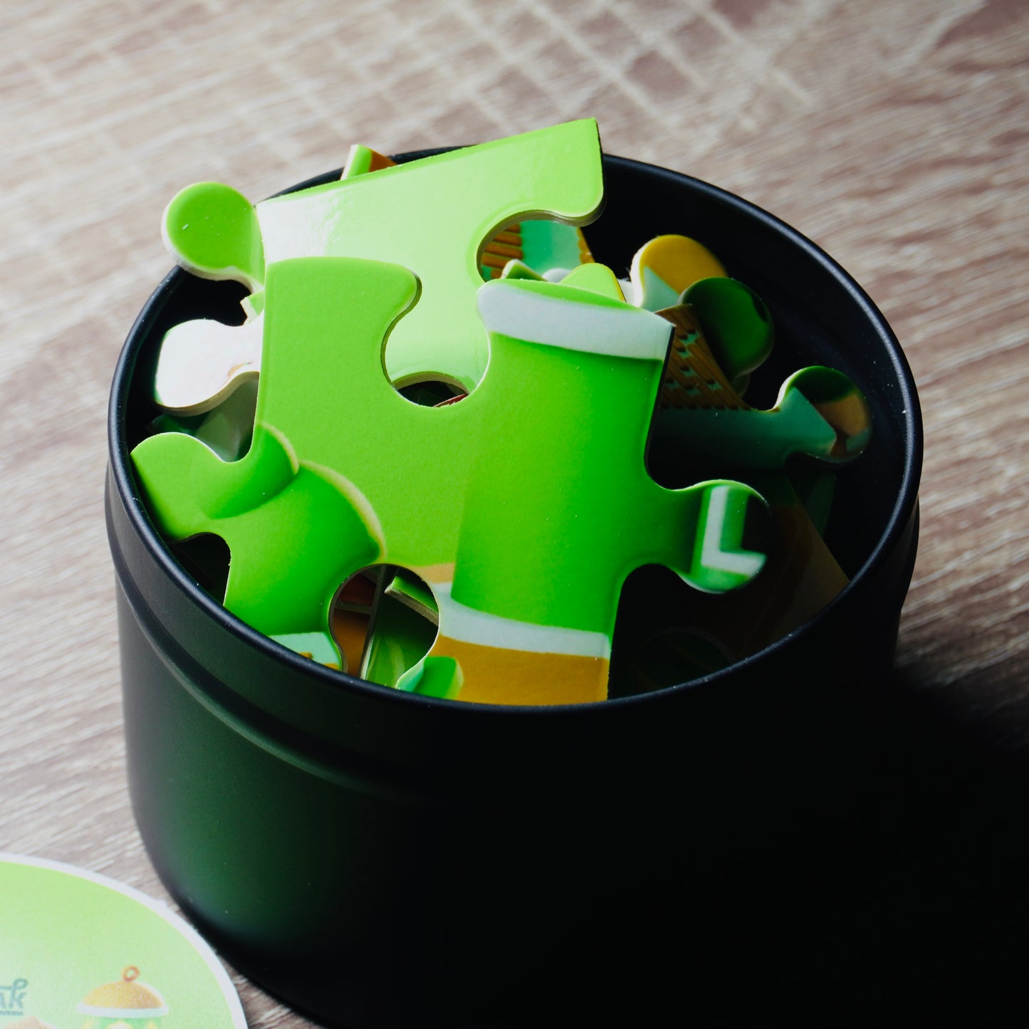 Kids Eid Mubarak Puzzle - Green Mosque