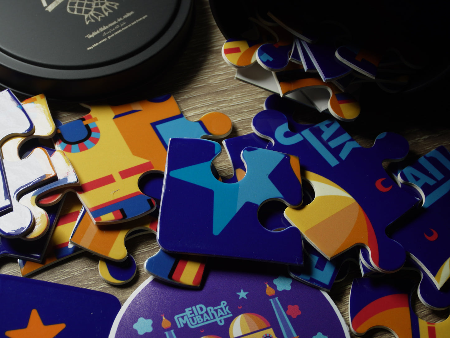 Kids Eid Mubarak Puzzle - Blue Mosque