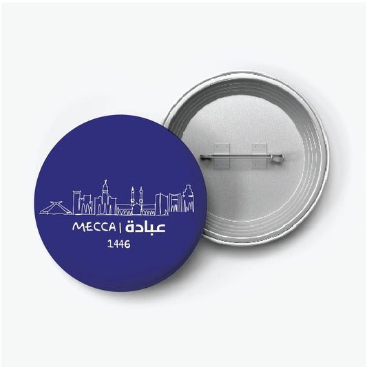 Pin Badge Mecca City