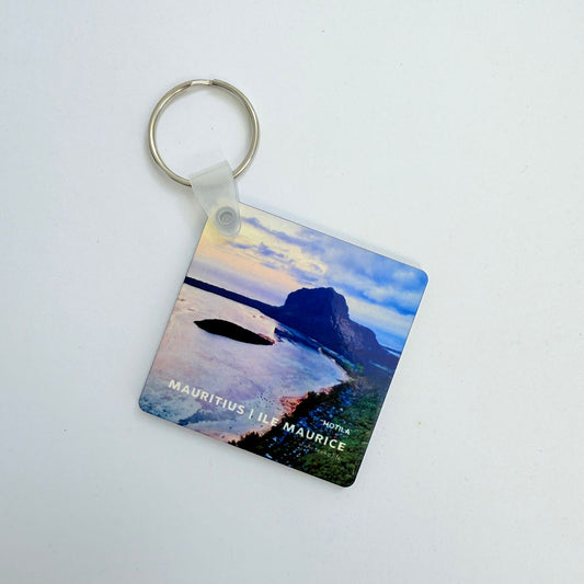 Double sided Keychain - Le Morne (View)