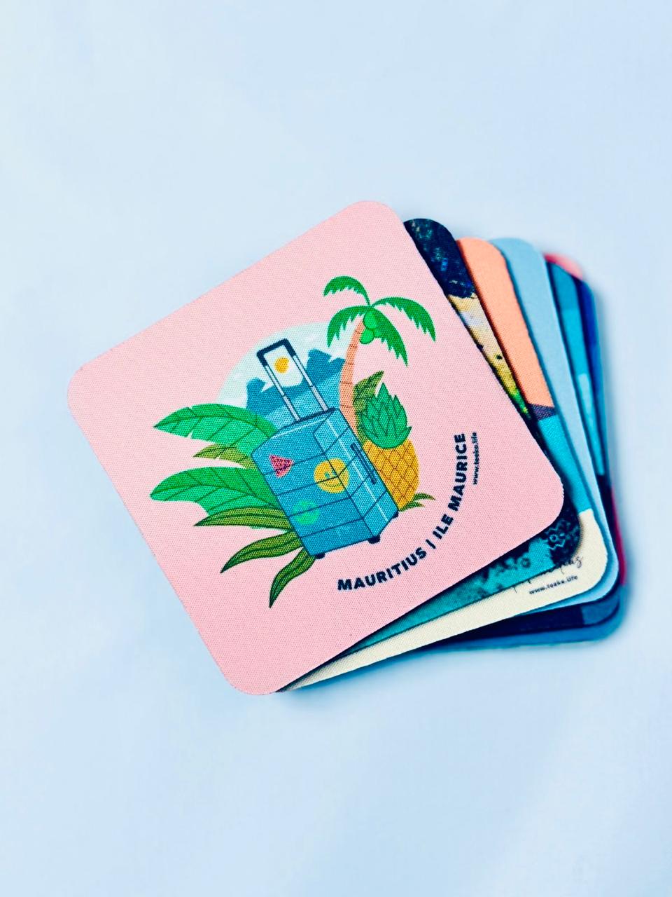 Mug Coasters - Tropical Holiday