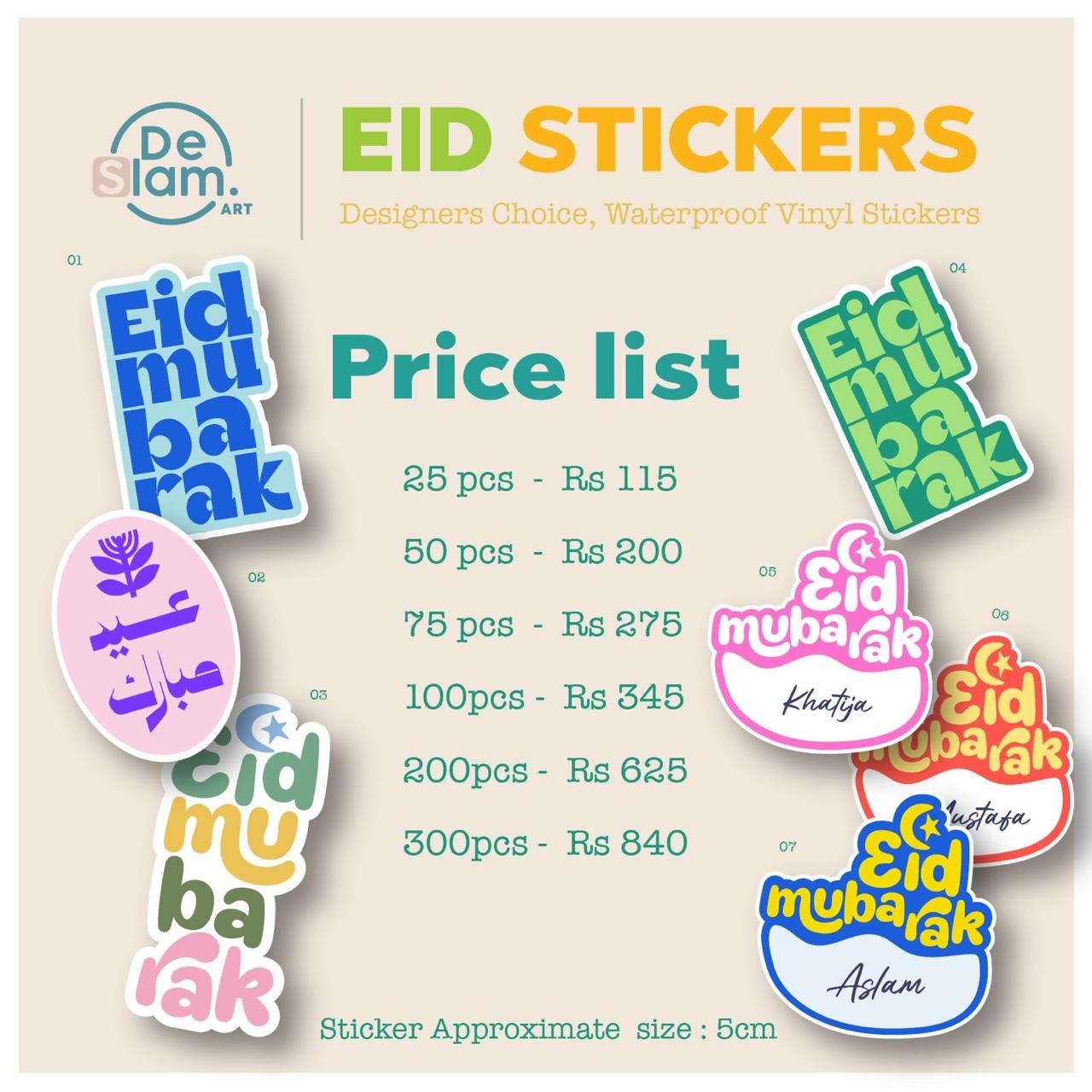 Eid Mubarak Stickers