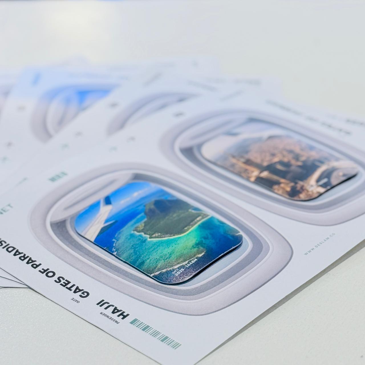 Aerial view - Fridge Magnet