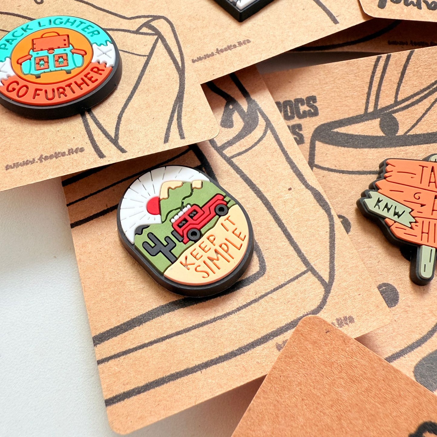 Soft Plastic Enamel Pin