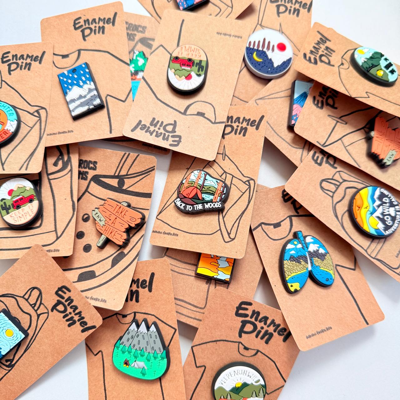 Soft Plastic Enamel Pin
