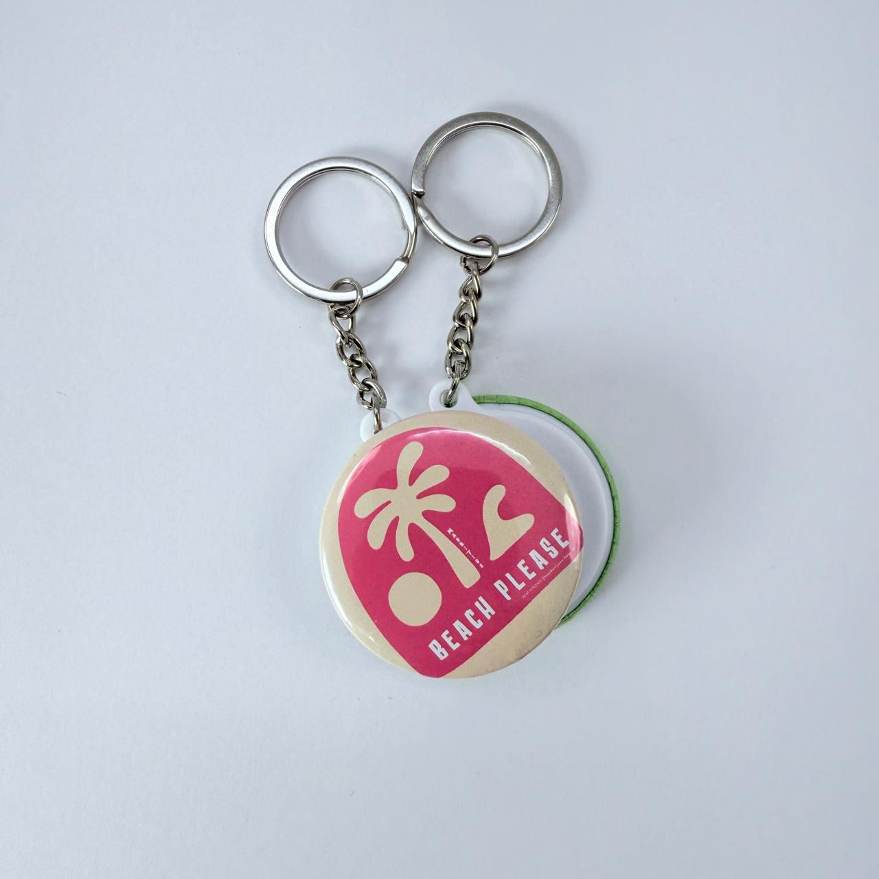 Plain Back Keychain - Beach Please