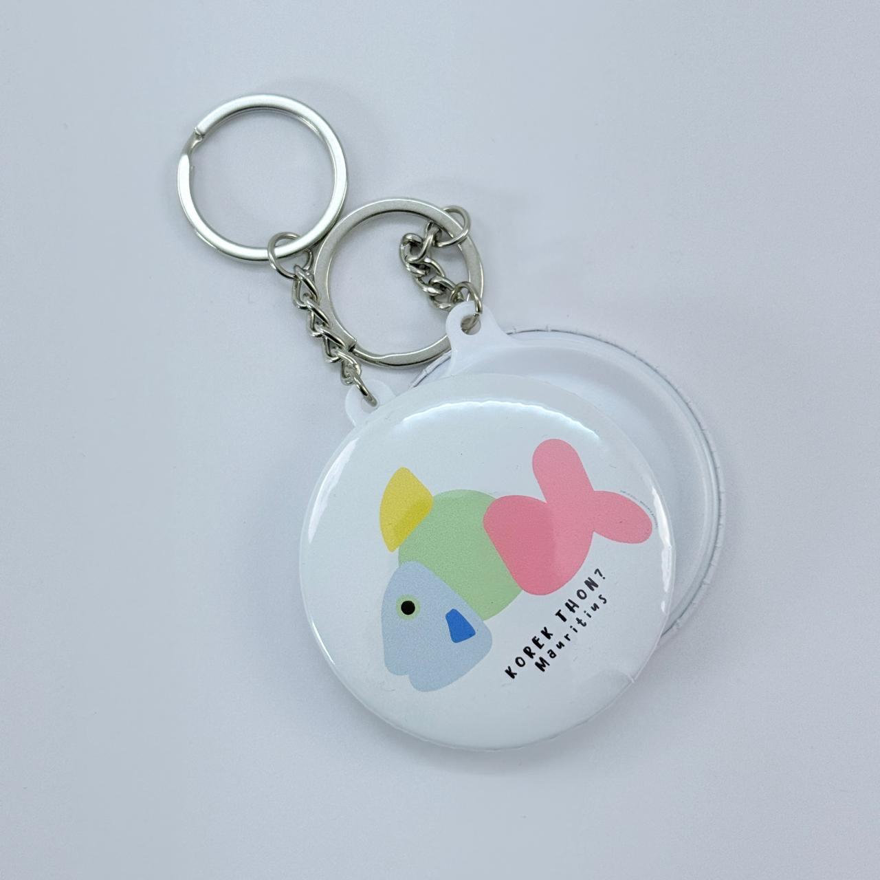 Plain Back Keychain - Korek Thon Mauritius