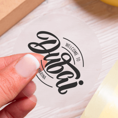 Clear Die-cut Stickers