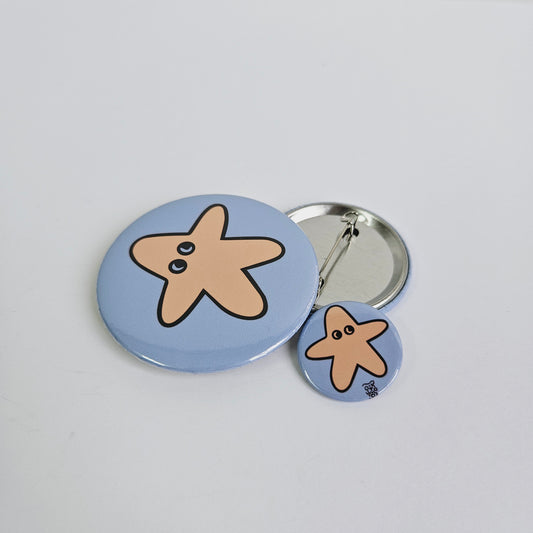 Star Fish Pin Badge