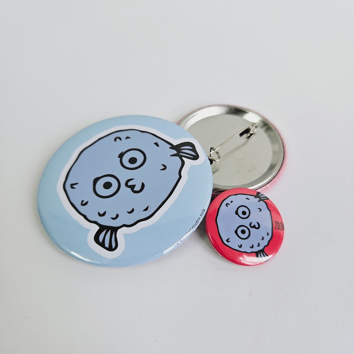 Puffer Fish Pin Badge