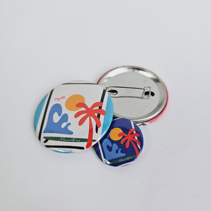 Tamarin Pin Badge