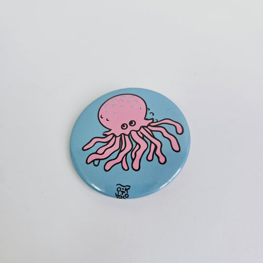 Jelly Fish Pin Badge