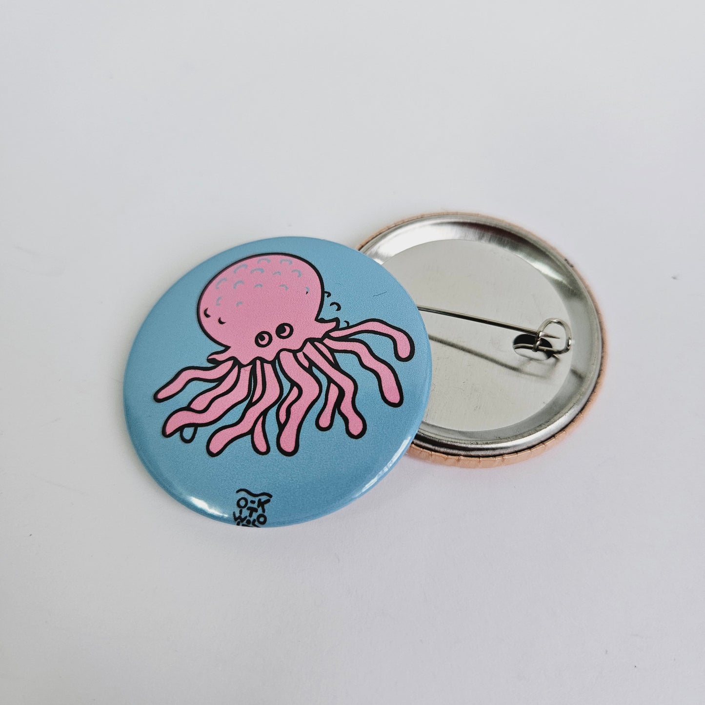 Jelly Fish Pin Badge