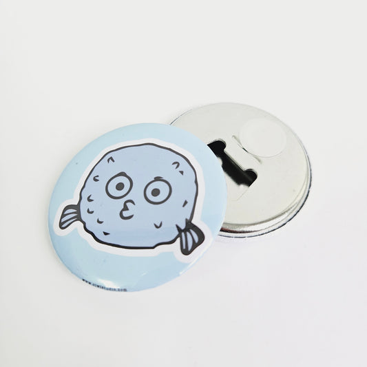 Puffer Fish Bottle Opener & Fridge Magnet