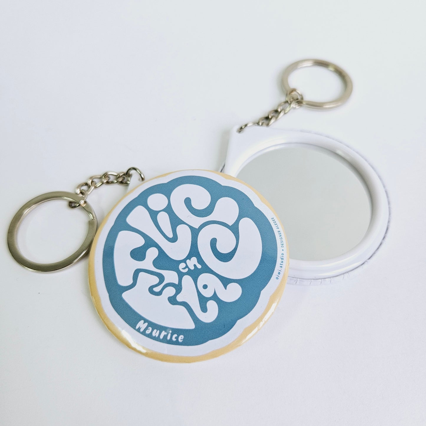 Flic en Flac Circle Mirror Keychain