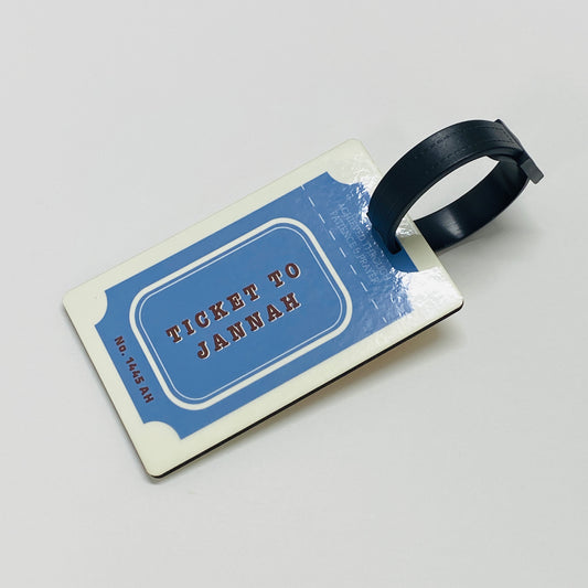 Ticket to Jannah - Luggage Tag