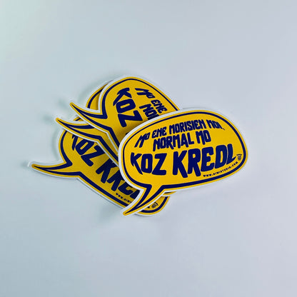 Koz Kreol Stickers (Pack of 5)