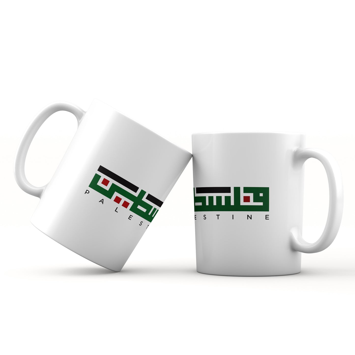 Solidarity Mugs (Arabic & English Green)