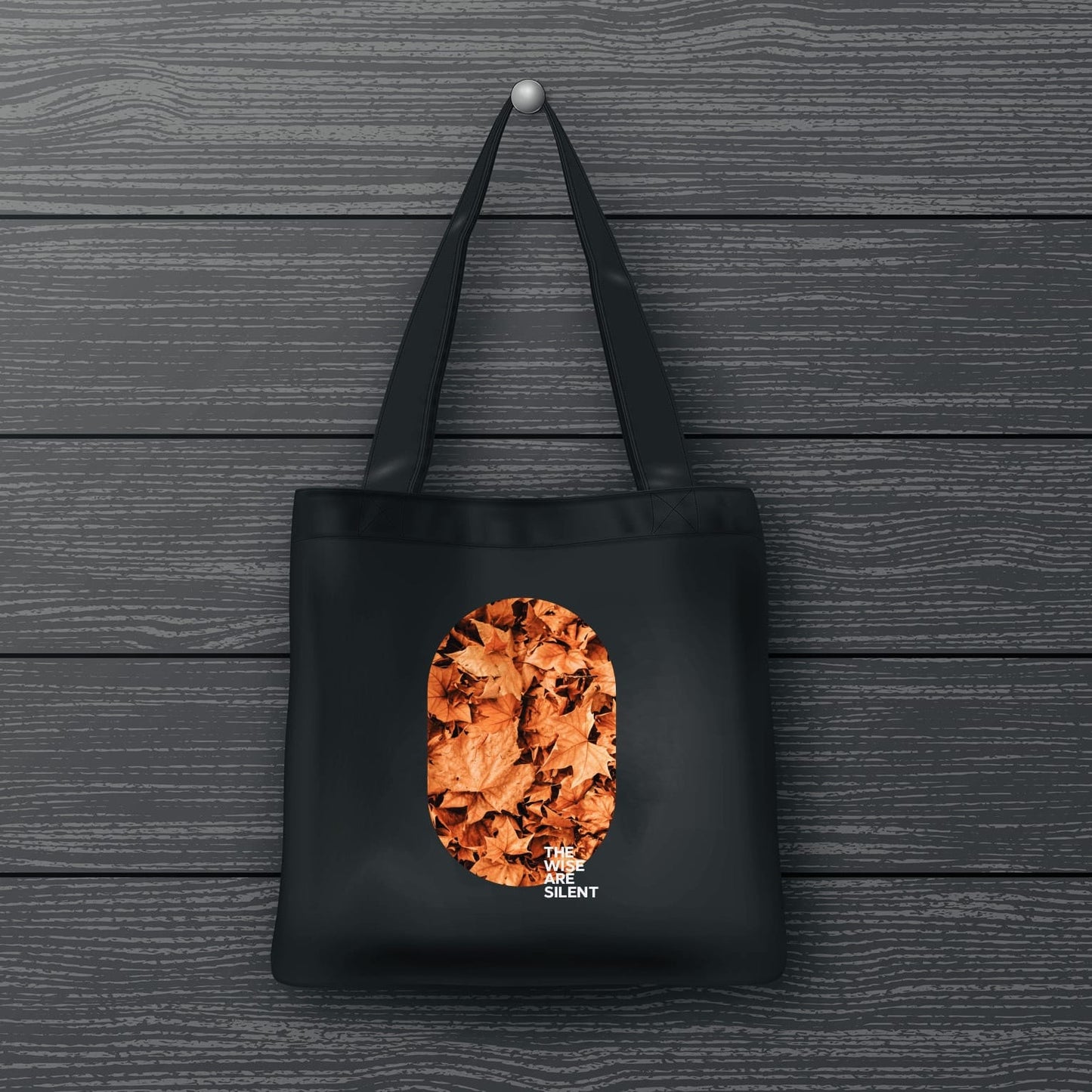 The Wise are Silent (Circular) - Tote Bag