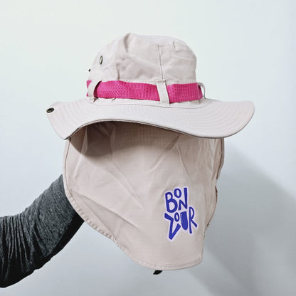 Bon Zour Safari Hat with Flap