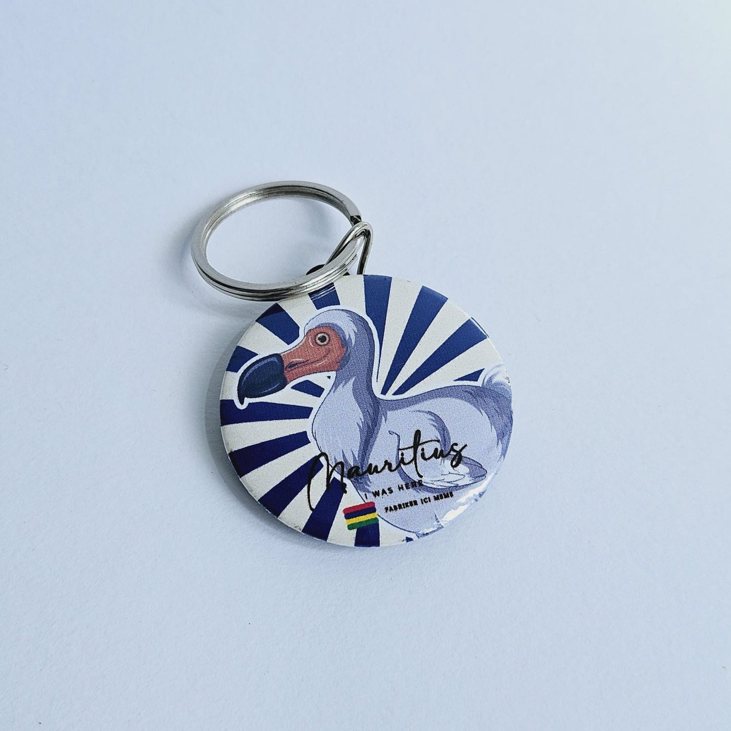 Dodo Blue Black Back Keychain