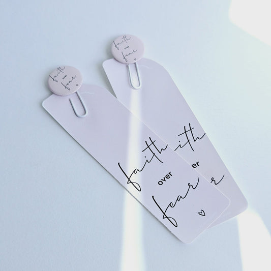 Faith Over Fear Bookmark