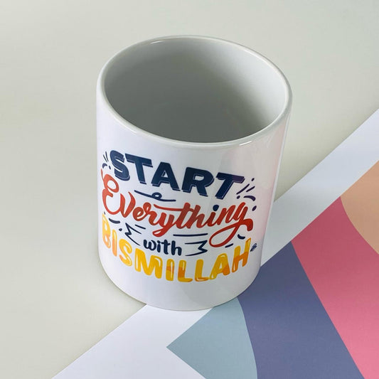 Start everything with Bismillah - Mug