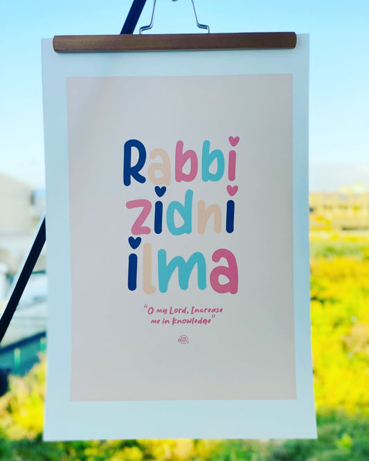Rabbi Zidni Ilma - Poster