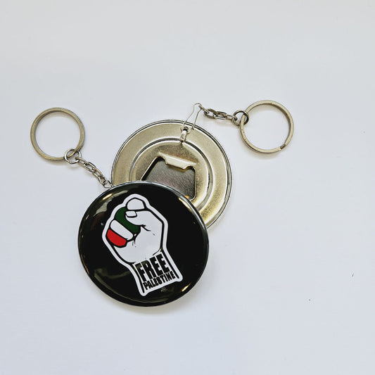 Flag (black) - Key Chain Bottle Opener