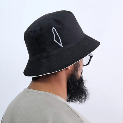 Reversible Bucket Hat - Map Outline