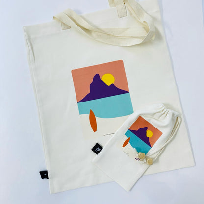 Sunglass Pouch & Tote Bag - West coast Mauritius