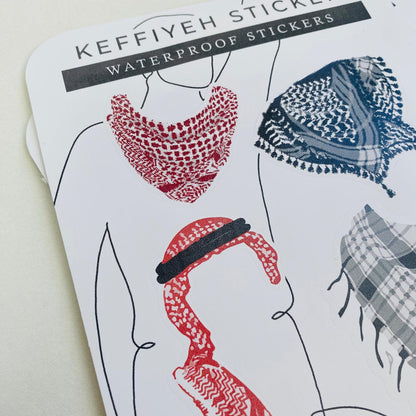 Keffiyeh Stickers Sheet