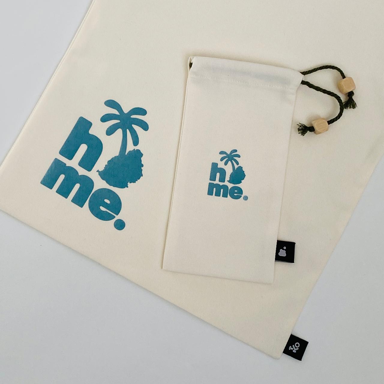 Sunglass Pouch & Tote Bag - Home