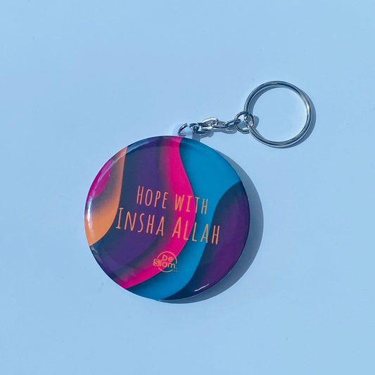 Hope with Insha Allah - Key Chain