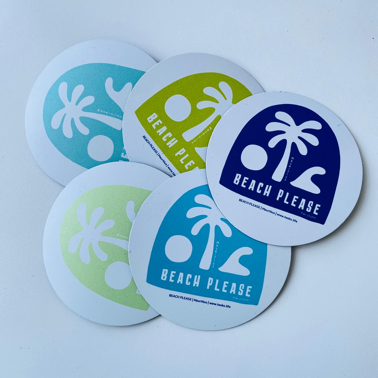 Beach Please - Fridge Magnet (3 pcs)