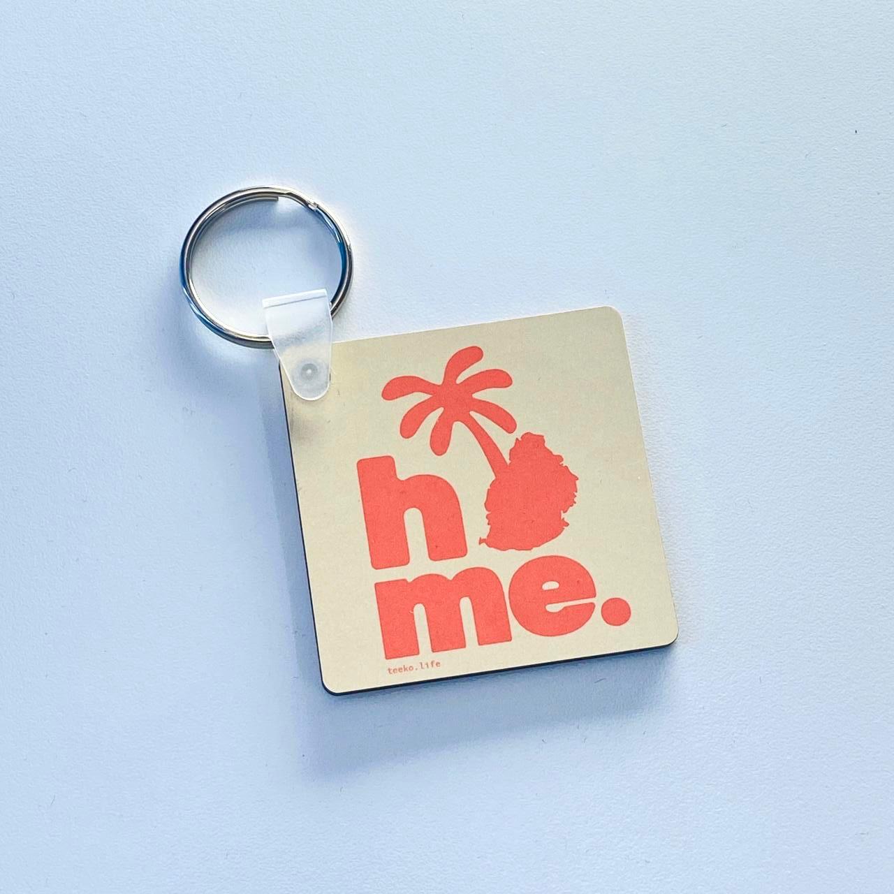 Double sided Keychain - Home