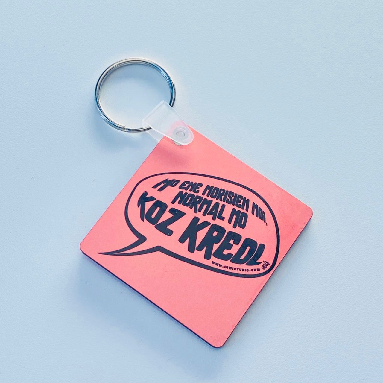 Double sided Keychain - Koz Kreol