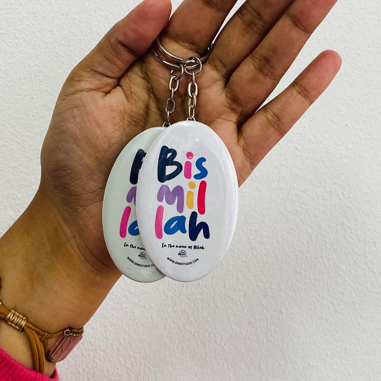 Bismillah - Oval Keychain