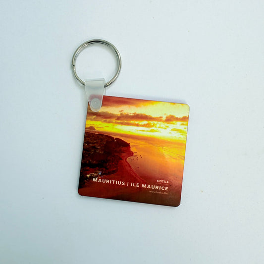 Double sided Keychain - Flic en Flac Sunset (View)