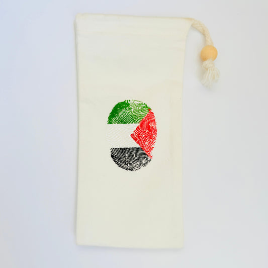 Thumbprint Flag - Sunglass Pouch