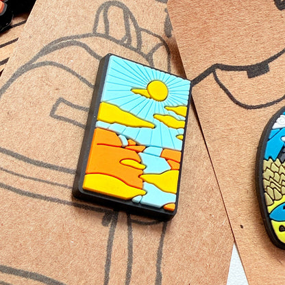 Soft Plastic Enamel Pin