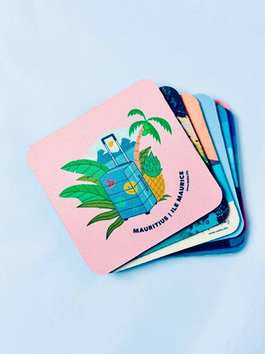 Mug Coasters - Tropical Holiday