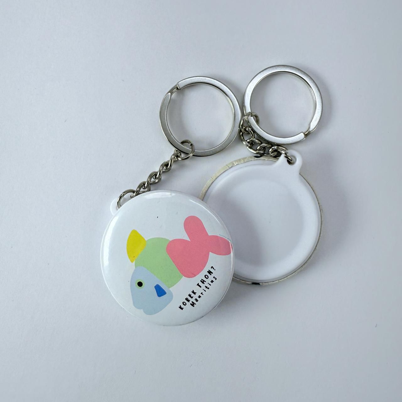 Plain Back Keychain - Korek Thon Mauritius