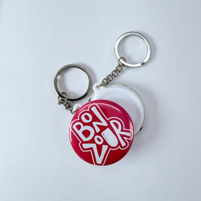 Plain Back Keychain - Bon Zour