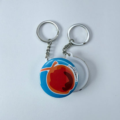 Plain Back Keychain - Ki manier mo coco?