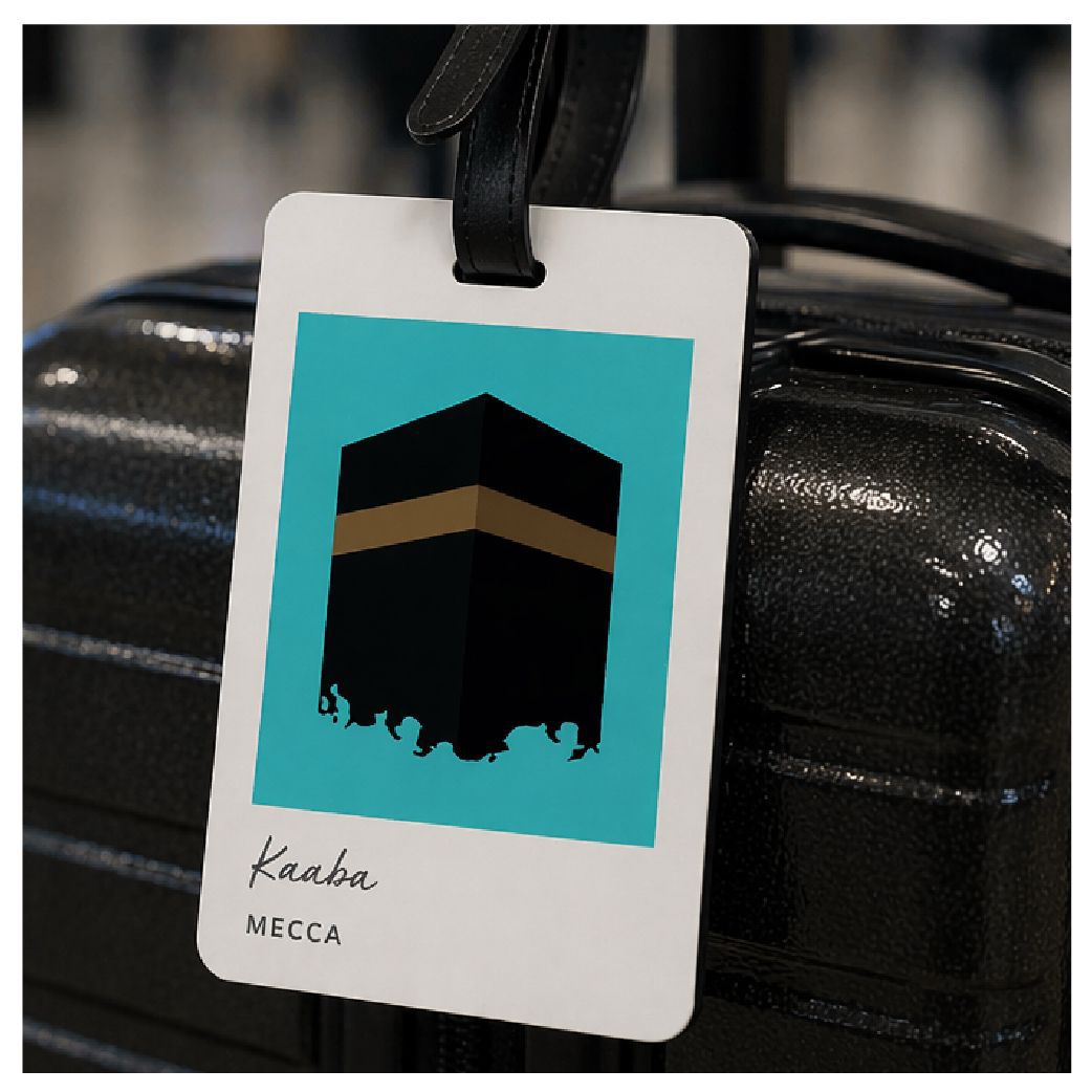 Luggage Tag Rectangular - Masjid An-Nabawi/Kaaba