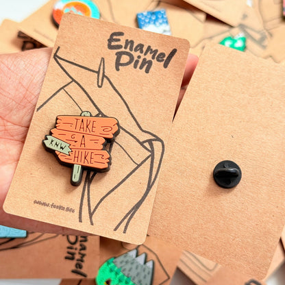 Soft Plastic Enamel Pin