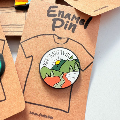 Soft Plastic Enamel Pin