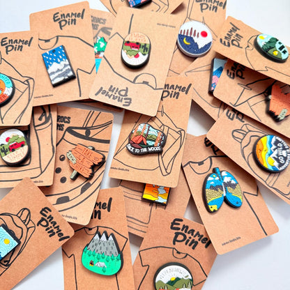 Soft Plastic Enamel Pin
