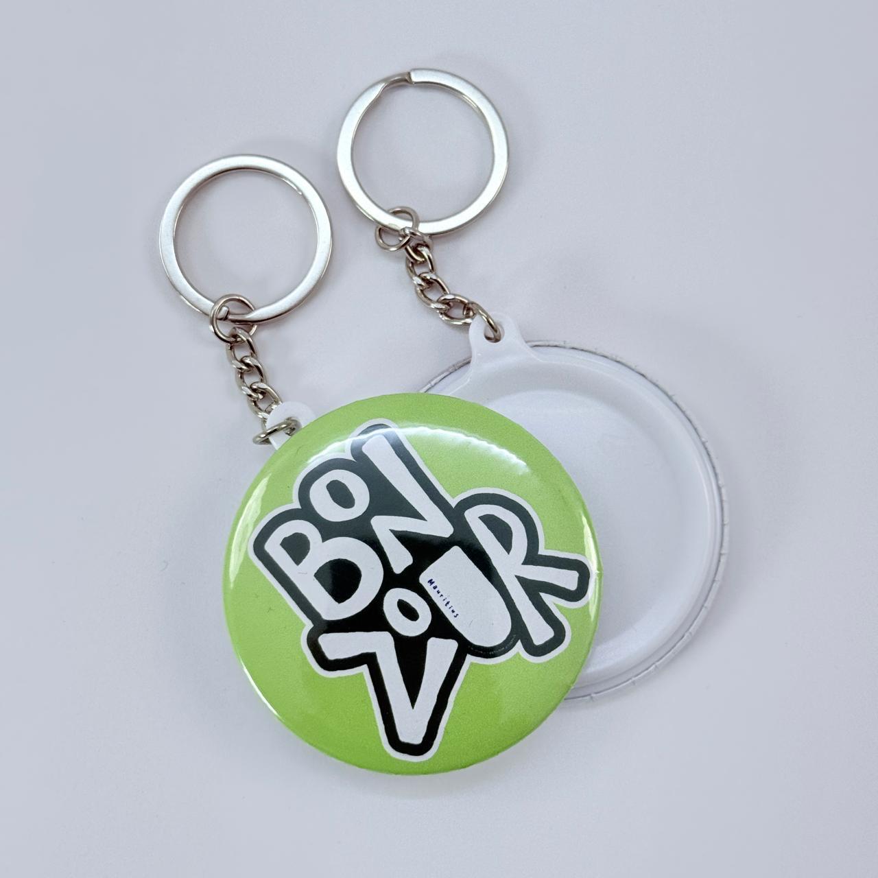 Plain Back Keychain - Bon Zour